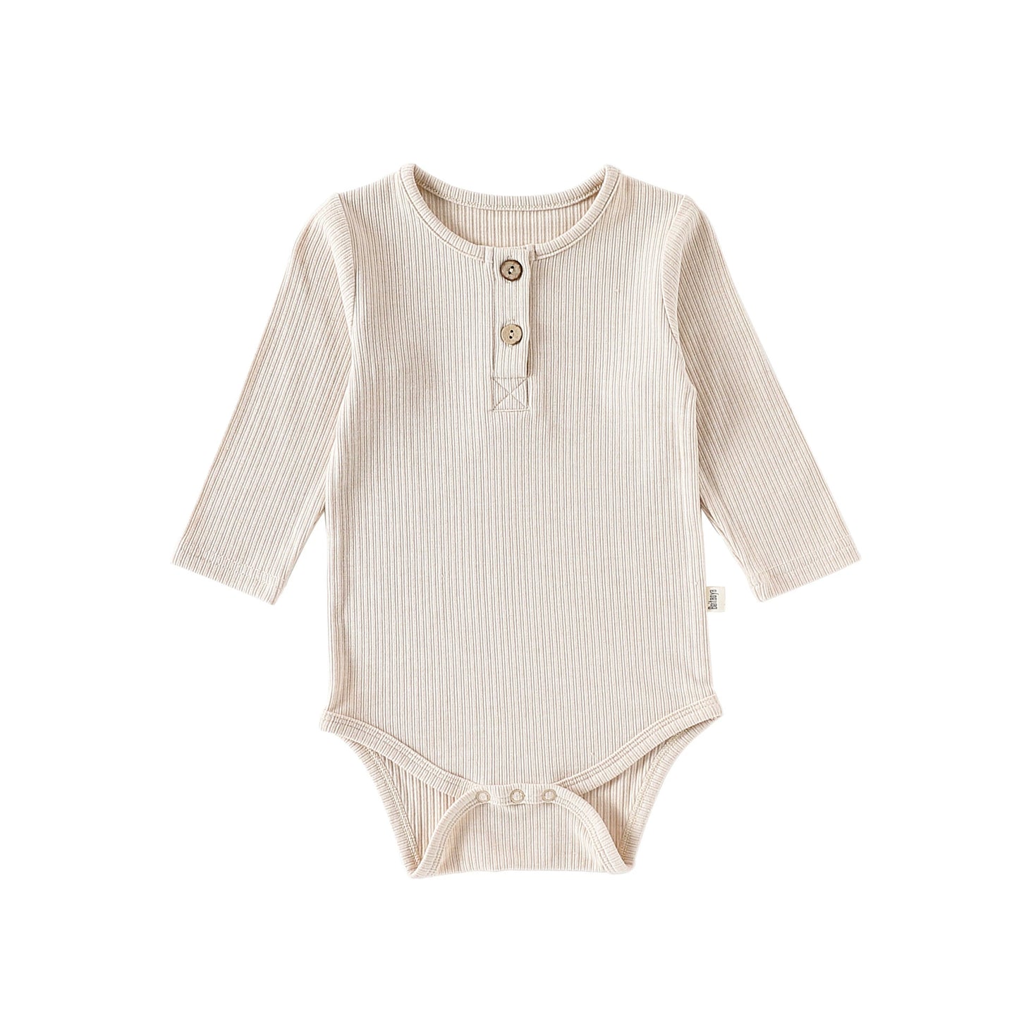 Autumn Arrival Baby Unisex Long Sleeves Casual Plain Crew Neck Onesies and Pants Clothing Sets, MyKids-USA®, Baby & Toddler Outfits, MyKids-USA - Size/Age - 66 (3-6M) - Color - Beige -  -  - TR2509022121-A