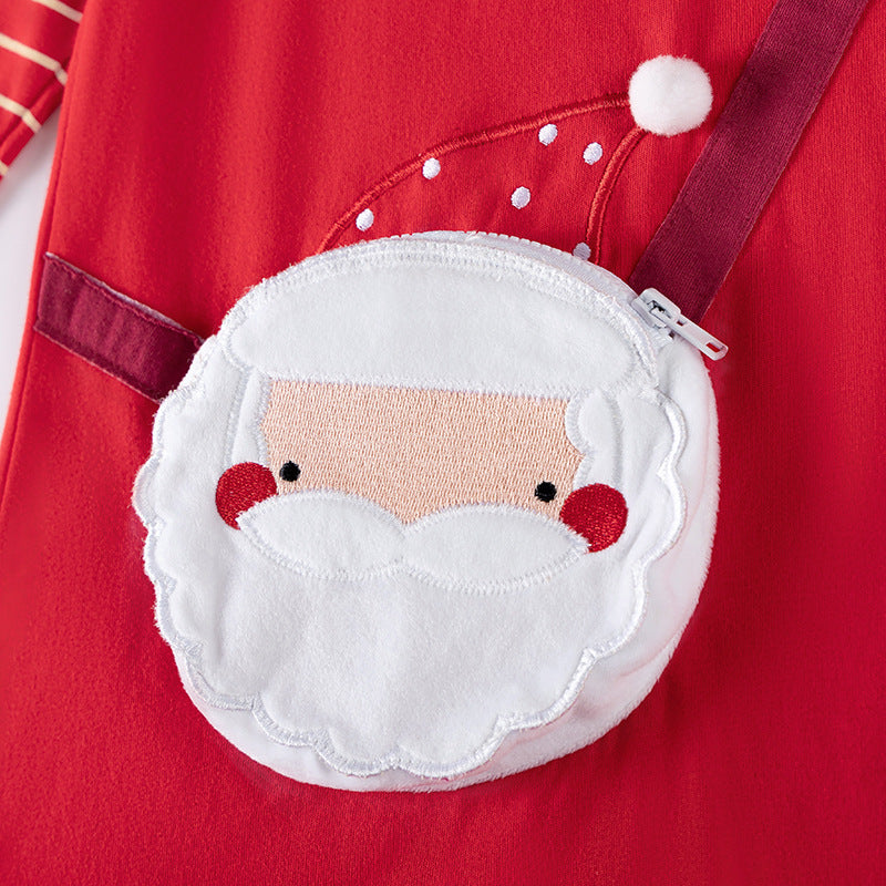 Autumn and Spring Arrival Christmas Cartoon Pattern Striped Long Sleeves Dress for Stylish Girls, MyKids-USA®, Baby & Toddler Dresses, MyKids-USA -  -  -  -  -  -  - 