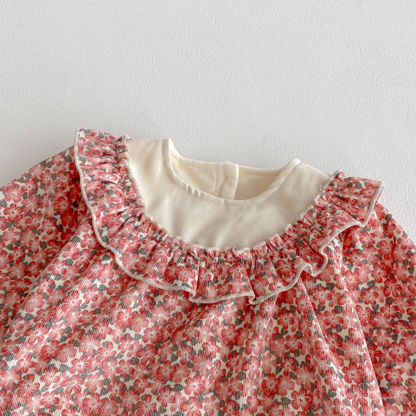 Autumn Arrival Baby Girls Long Sleeves Pink Floral Bodysuit, MyKids-USA®, Baby One-Pieces, MyKids-USA -  -  -  -  -  -  - .