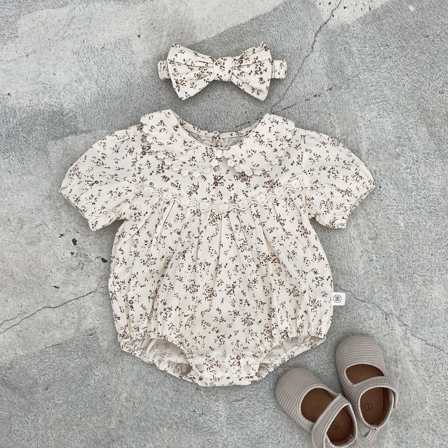 Summer Arrival Baby Girls Short Sleeves Flowers Pattern Bodysuit, MyKids-USA®, Baby & Children's One-Pieces, MyKids-USA -  -  -  -  -  -  - .