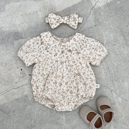 Summer Arrival Baby Girls Short Sleeves Flowers Pattern Bodysuit, MyKids-USA®, Baby & Children's One-Pieces, MyKids-USA -  -  -  -  -  -  - .