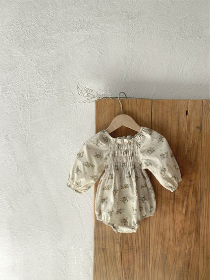 MyKids-USA® Autumn Arrival Baby Kids Girls Long Sleeves Vintage Floral Bodysuit