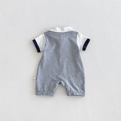 Summer Arrival Baby Boys Short Sleeves Polo Design Preppy Rompers Bodysuits, MyKids-USA®, Baby & Children's One-Pieces, MyKids-USA -  -  -  -  -  -  - .