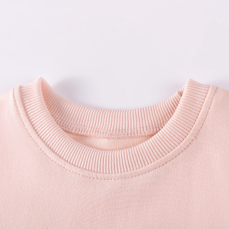 Spring and Autumn Girls Rabbits Cartoon Pattern Long Sleeves Sweatshirt and White Pants Clothing Set, MyKids-USA®, Baby & Toddler Outfits, MyKids-USA -  -  -  -  -  -  - 