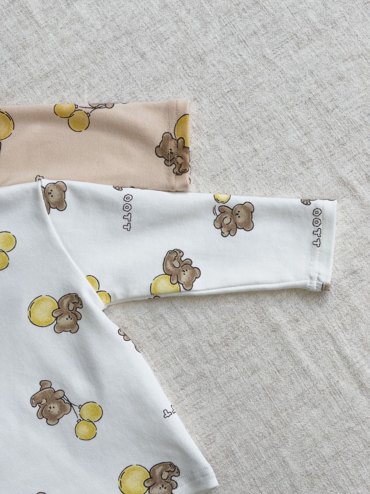 MyKids-USA® Spring and Autumn Baby Kids Long Sleeves Teddy Bear Cartoon Top and Pants Clothing Set