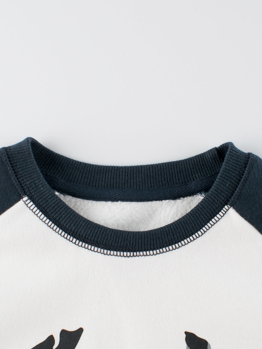 Kids Boys And Girls Cartoon Pet Dogs Printing Fleece Pullover Clothing Sweatshirt, MyKids-USA®, Baby & Toddler Outerwear, MyKids-USA -  -  -  -  -  -  - 