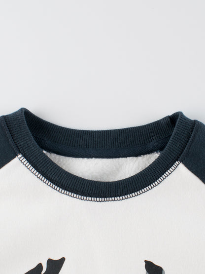 Kids Boys And Girls Cartoon Pet Dogs Printing Fleece Pullover Clothing Sweatshirt, MyKids-USA®, Baby & Toddler Outerwear, MyKids-USA -  -  -  -  -  -  - 