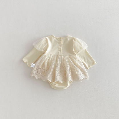 Spring Arrival Baby Girls Long Sleeves Flowers Embroidered Pattern Bodysuit, MyKids-USA®, Bodysuits, MyKids-USA -  -  -  -  -  -  - .