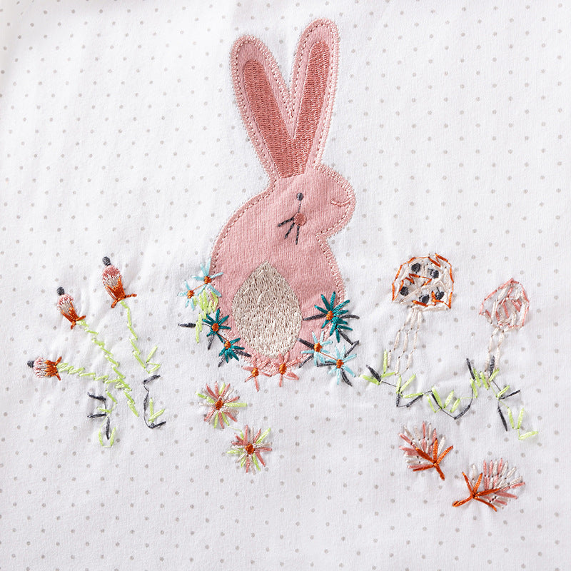 Arrival Autumn Girls Cartoon Embroidered and Dots Pattern Long Sleeves Dress, MyKids-USA®, Baby & Toddler Dresses, MyKids-USA -  -  -  -  -  -  - 