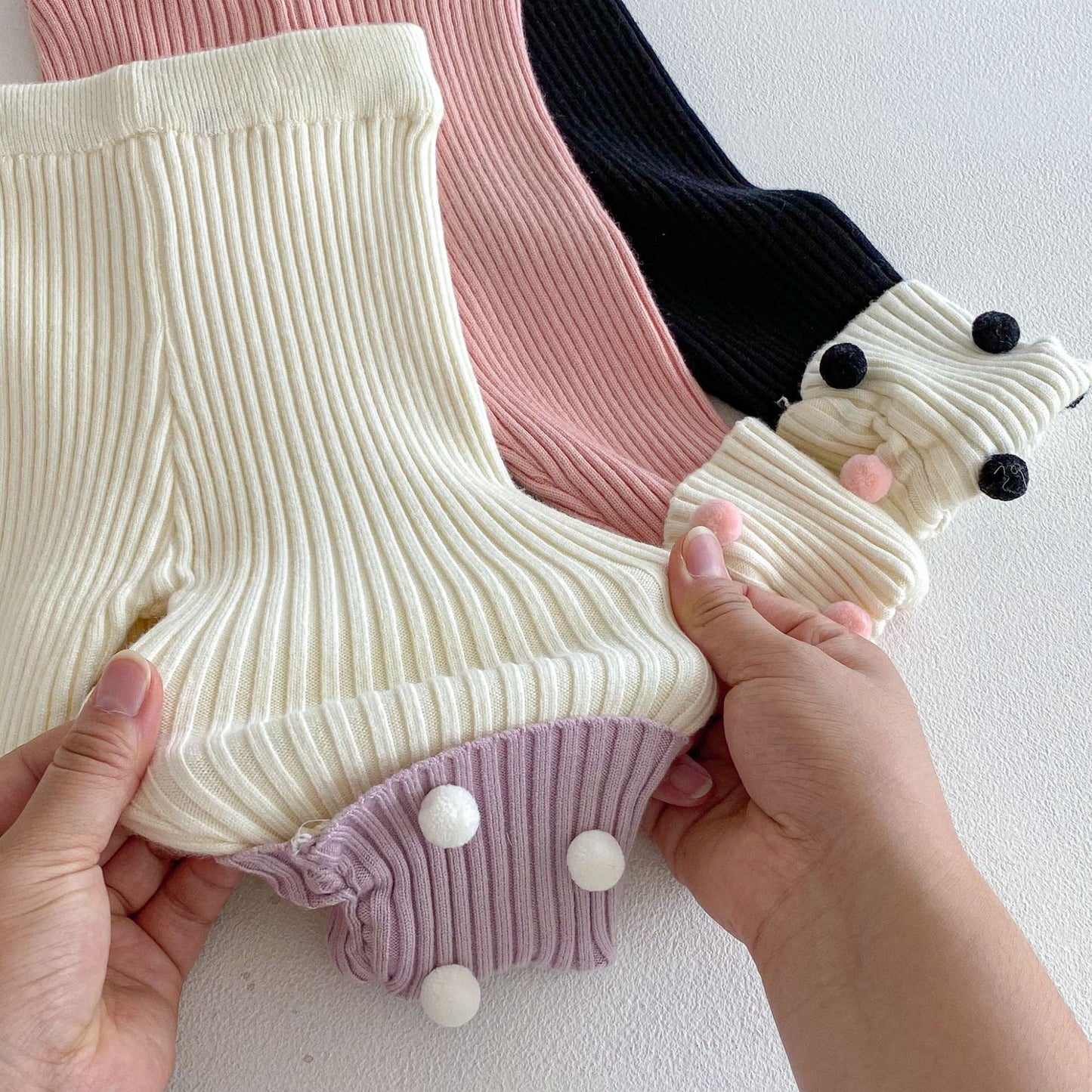 Winter and Autumn Baby Kids Girls Striped Long Sleeves Cardigan and Color Patchwork Pants Knitted Clothing Set, MyKids-USA®, Baby & Toddler Outfits, MyKids-USA -  -  -  -  -  -  - 