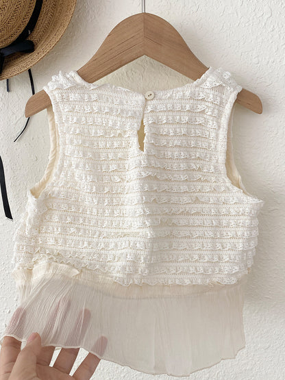 Arrival Summer Baby Kids Girls Striped and Flowers Pattern Top Vest, MyKids-USA®, Baby & Children's Tops, MyKids-USA -  -  -  -  -  -  - .