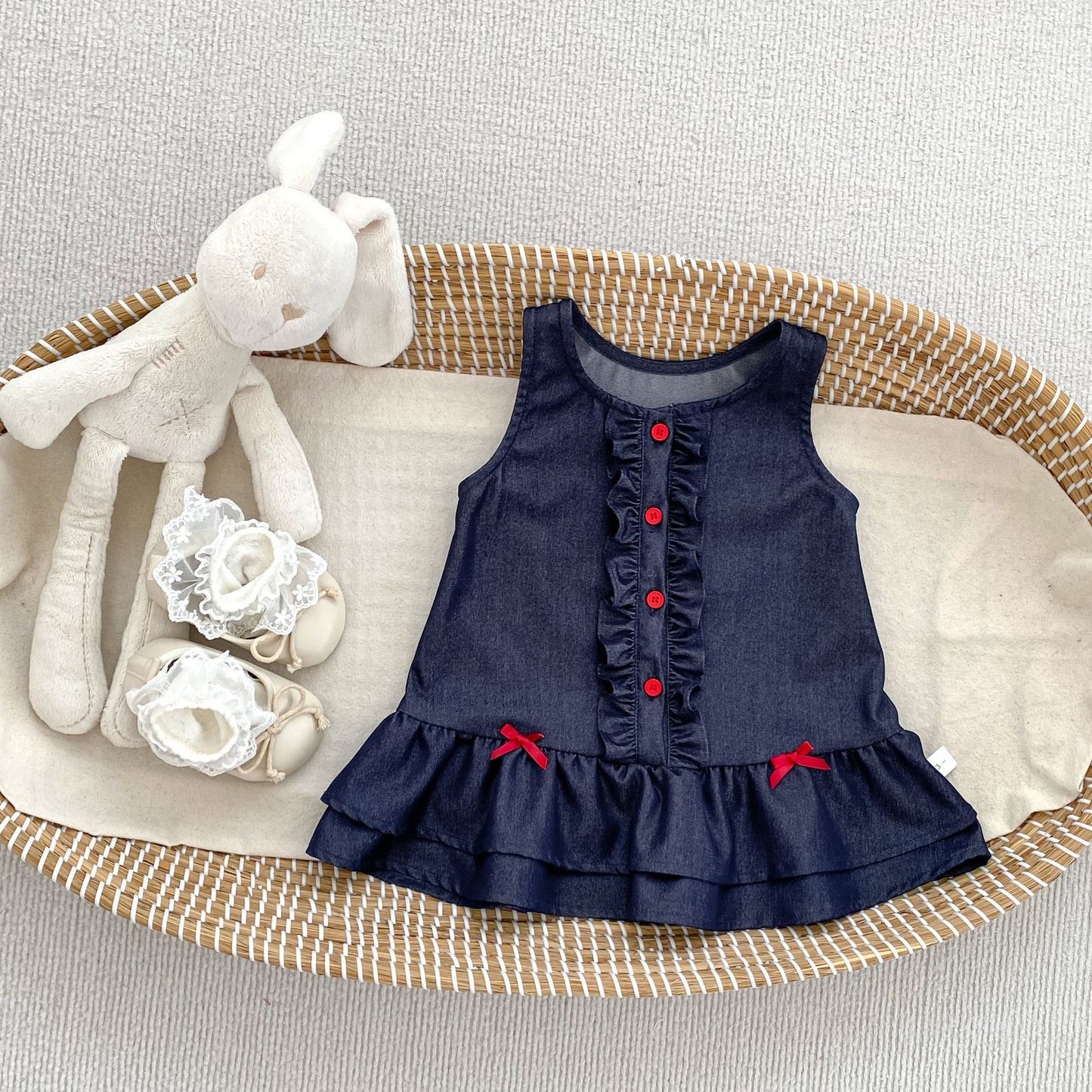 MyKids-USA® Arrival Autumn Baby Kids Girls Long Sleeves Top and Butterfly-bows Pattern Dress