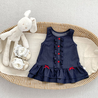 MyKids-USA® Arrival Autumn Baby Kids Girls Long Sleeves Top and Butterfly-bows Pattern Dress
