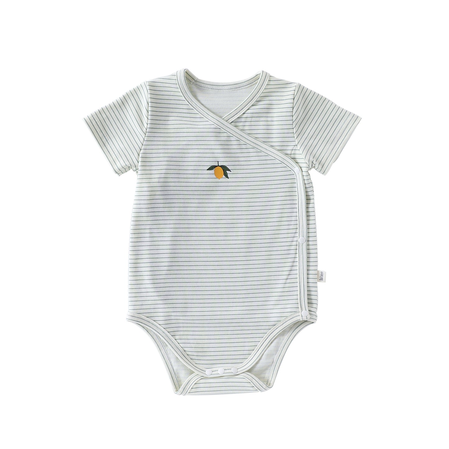 Summer Arrival Baby Unisex V Neck Short Sleeves Fruits Pattern Onesies Bodysuits, MyKids-USA®, Baby One-Pieces, MyKids-USA - Size/Age - 66 (3-6M) - Color - Green -  -  - TR2503181444-B