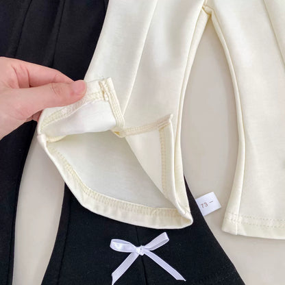 Autumn Arrival Modern Baby Kids Girls Butterfly-bow Decorated Flared Pants, MyKids-USA®, Trousers, MyKids-USA -  -  -  -  -  -  - 