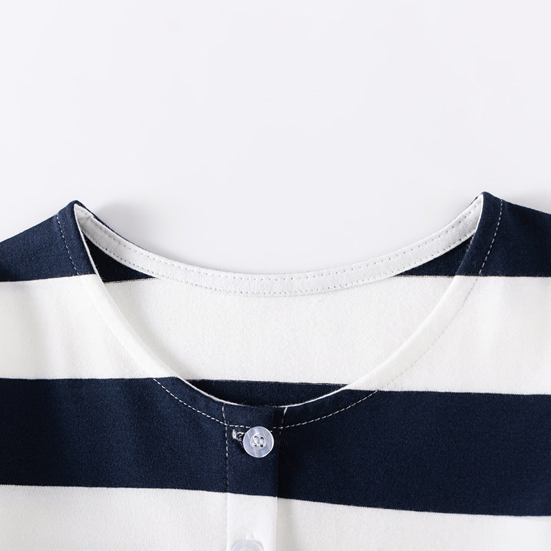 Autumn and Spring Arrival Teddy and Striped Pattern Long Sleeves Dress for Stylish Girls, MyKids-USA®, Baby & Toddler Dresses, MyKids-USA -  -  -  -  -  -  - 