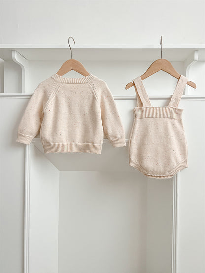 Arrival Autumn Baby Long Sleeves Solid Color Knitted Cardigan and Sleeveless Strap Bodysuits – Clothing Set, MyKids-USA®, Baby & Toddler Outfits, MyKids-USA -  -  -  -  -  -  - 