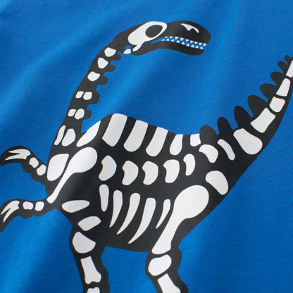 Summer Boys’ Animals Dinosaurs Cartoon Pattern T-shirt in European and American Style, MyKids-USA®, Baby & Toddler Tops, MyKids-USA -  -  -  -  -  -  - 