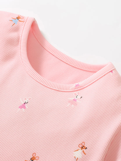 Spring And Summer Baby Girls Short Sleeves Mouse Dancers Cartoon Pattern Chiffon Dress, MyKids-USA®, Baby & Toddler Dresses, MyKids-USA -  -  -  -  -  -  - 