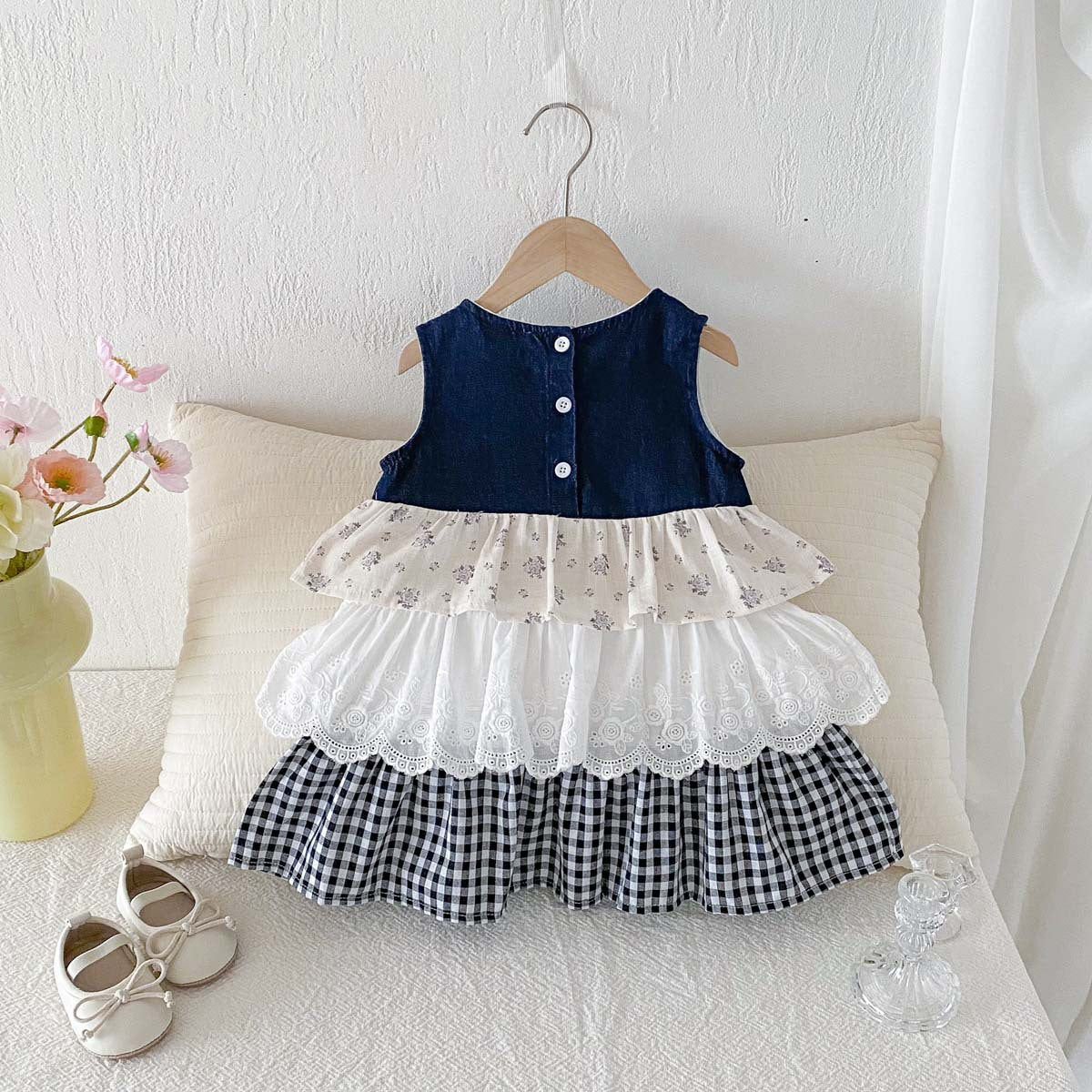 Summer Arrival Baby Kids Girls Sleeveless Color Patchwork Dress, MyKids-USA®, Baby & Children's Dresses, MyKids-USA -  -  -  -  -  -  - .