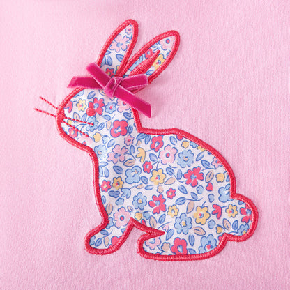 Summer Arrival Animals Cartoon and Floral Pattern Short Sleeves Dress for Stylish Girls