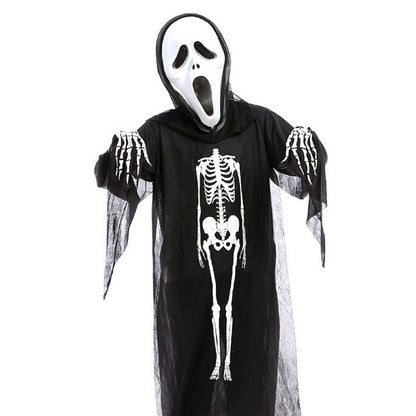 Halloween Skeleton Ghost Clothes & Gloves & Masks Sets