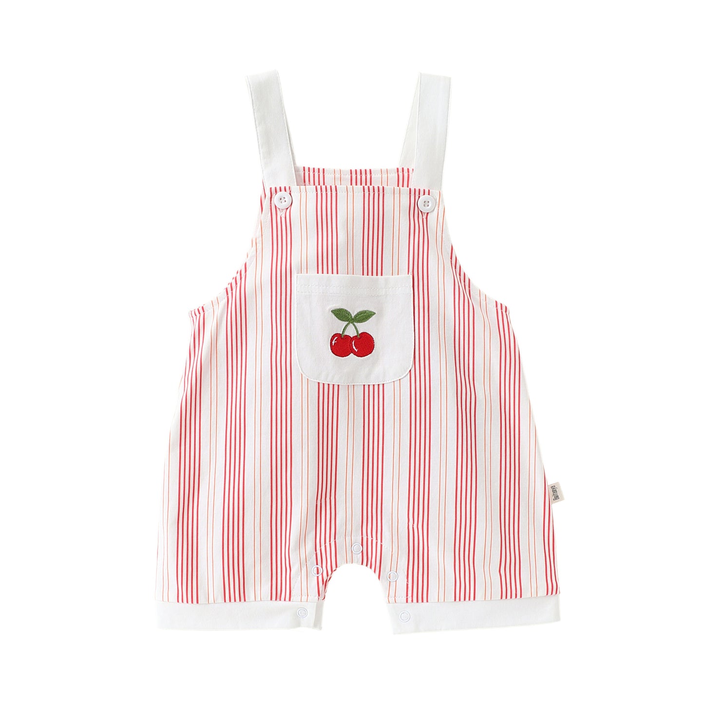 Summer Arrival Baby Boys and Girls Sleeveless Striped Overalls, MyKids-USA®, Baby & Children's One-Pieces, MyKids-USA - Size/Age - 73 (6-9M) - Color - Pink -  -  - TR2605232234-B.