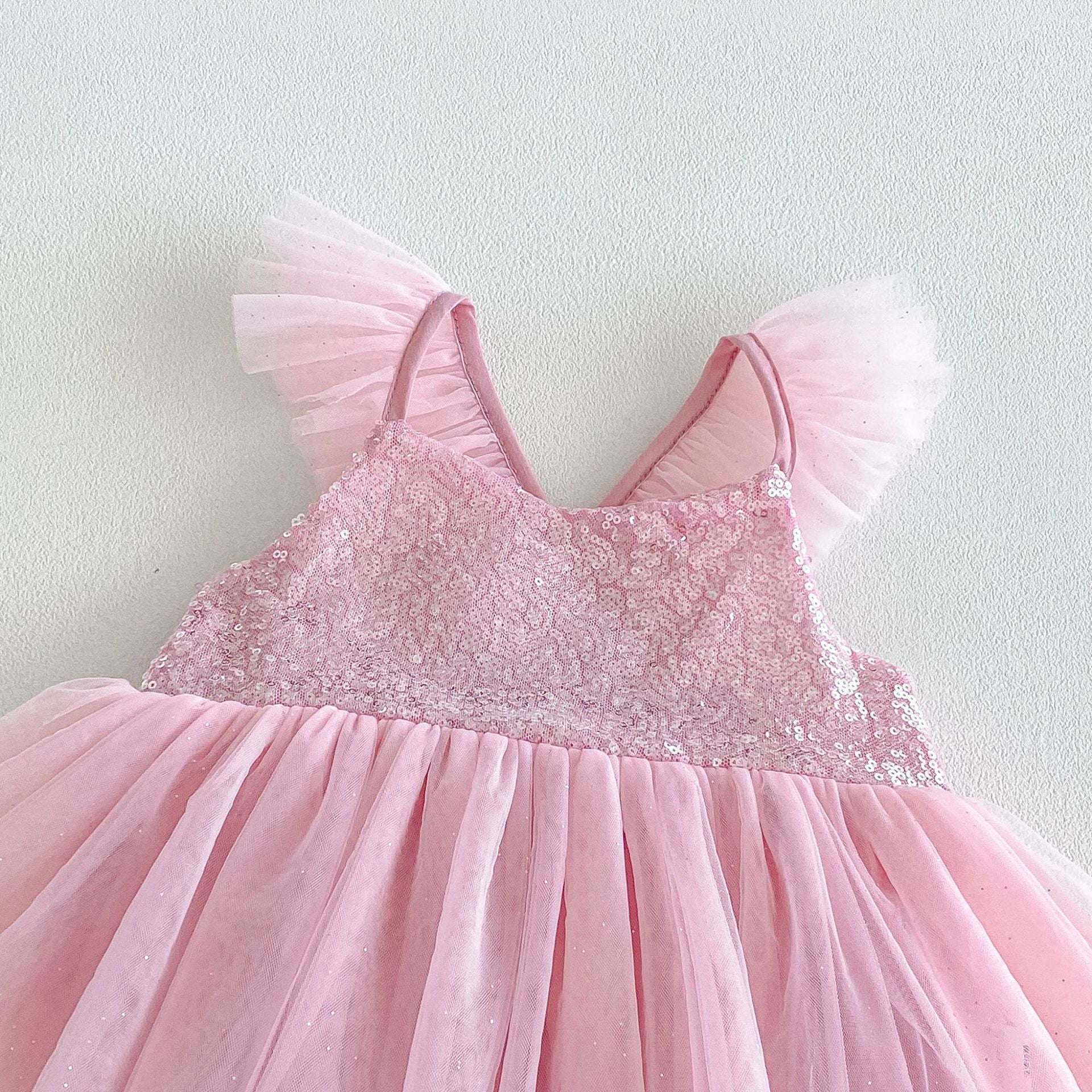 Design Summer Baby Kids Girls Sleeveless Sequins Pattern Strap Bodysuit Dress, MyKids-USA®, Baby & Children's One-Pieces, MyKids-USA -  -  -  -  -  -  - .