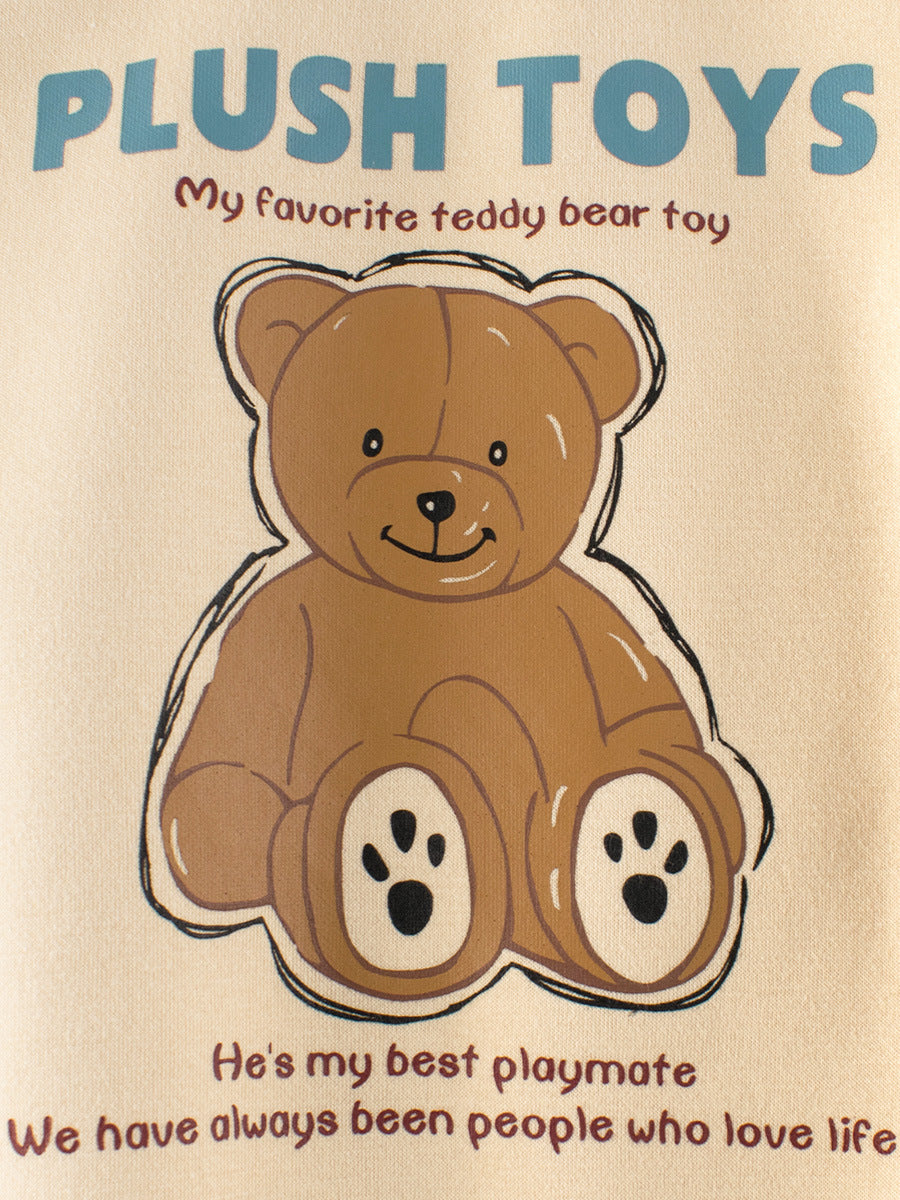 Spring Arrival Kids Girls Cartoon Print Crew Neck Long Sleeves Color Patchwork Top Sweatshirt, MyKids-USA®, Baby & Toddler Outerwear, MyKids-USA -  -  -  -  -  -  - 