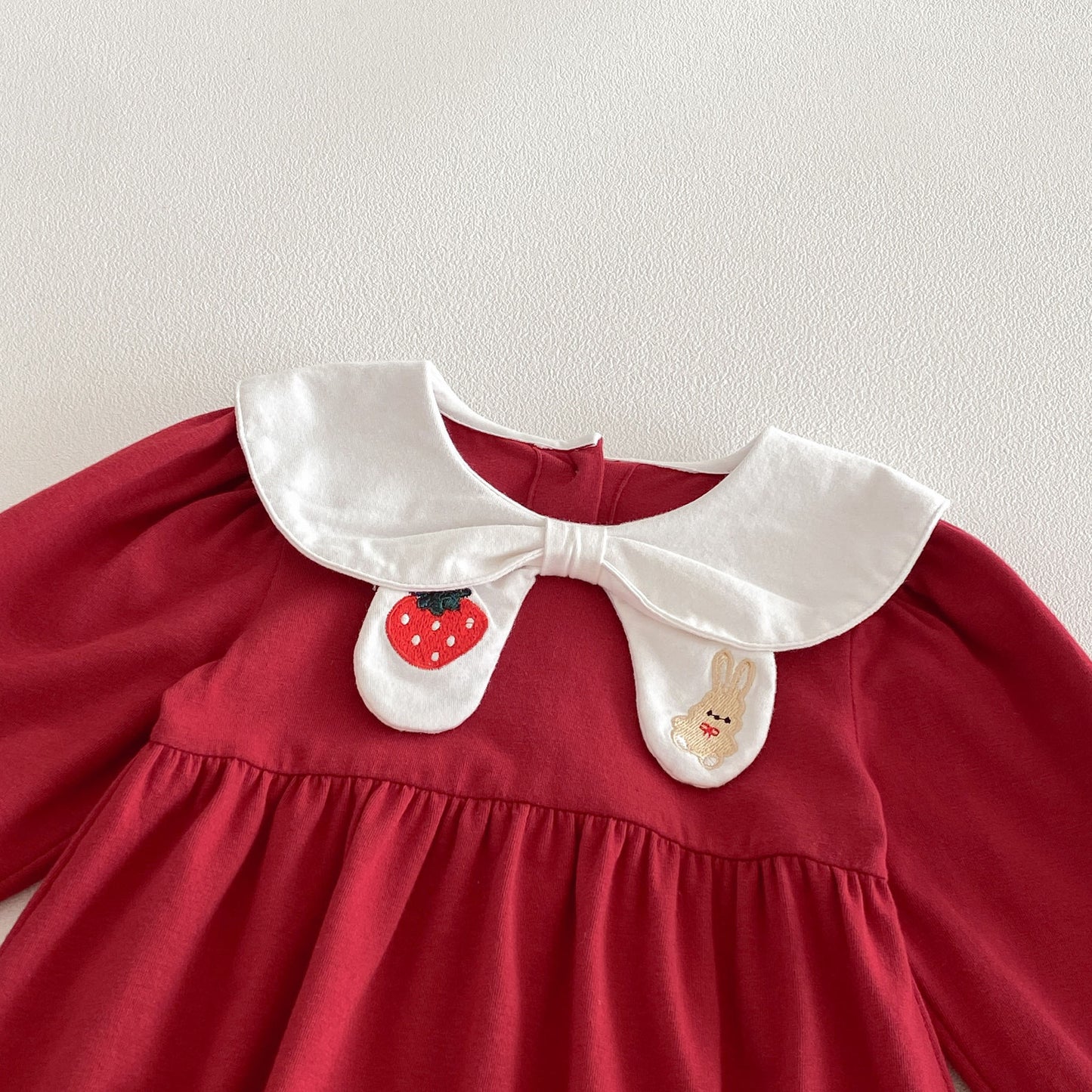 Spring Arrival Baby Girls Long Sleeves Navy Collar Color Patchwork Bodysuit, MyKids-USA®, Bodysuits, MyKids-USA -  -  -  -  -  -  - .