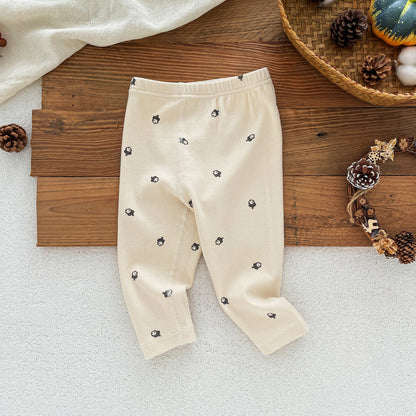 Autumn and Spring Baby Kids Long Sleeves Casual Nuts Pattern Top and Pants Clothing Set, MyKids-USA®, Baby & Toddler Outfits, MyKids-USA -  -  -  -  -  -  - .