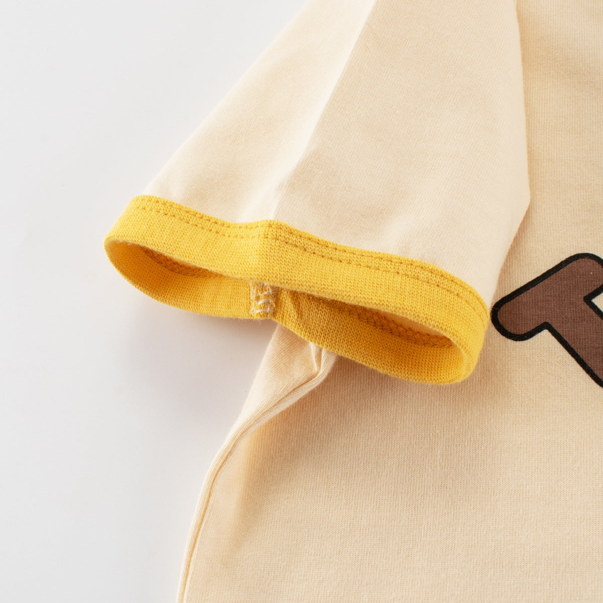 Summer Girls’ Teddy Bear and Letters Print T-shirt in European and American Style, MyKids-USA®, Baby & Toddler Tops, MyKids-USA -  -  -  -  -  -  - 