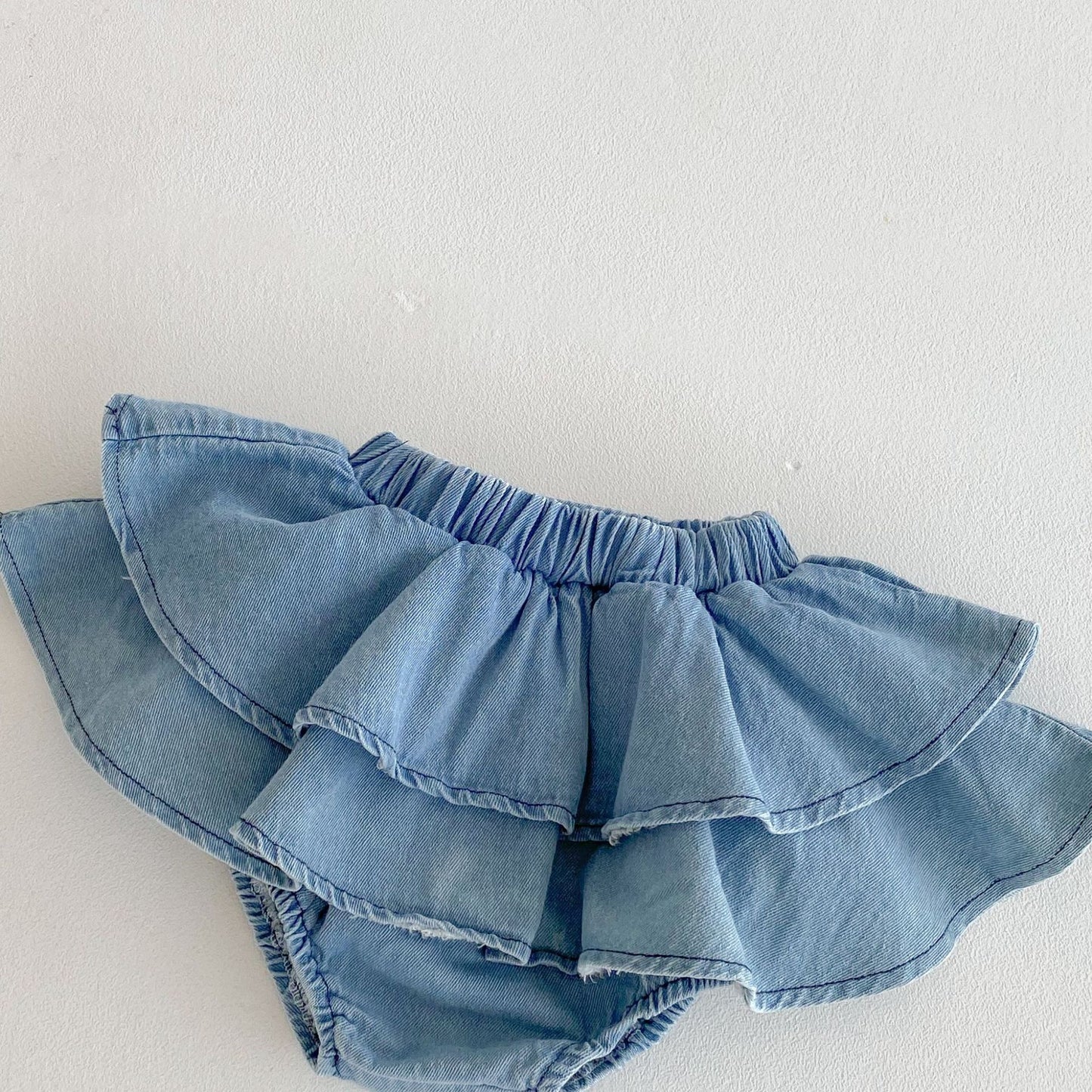 Summer Hot Selling Baby Girls Short Sleeves Solid Color T-shirt and Denim Skirt Clothing Set, MyKids-USA®, Baby & Toddler Outfits, MyKids-USA -  -  -  -  -  -  - 