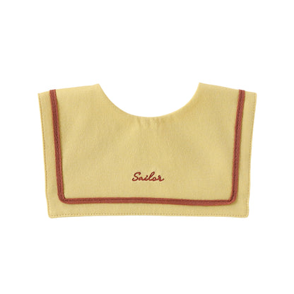 Adorable Letters Pattern Snap-on Square Shaped Bib, MyKids-USA®, Bibs, MyKids-USA - Size/Age - S (0-3Y) - Color - Yellow -  -  - TR2605232251-E.