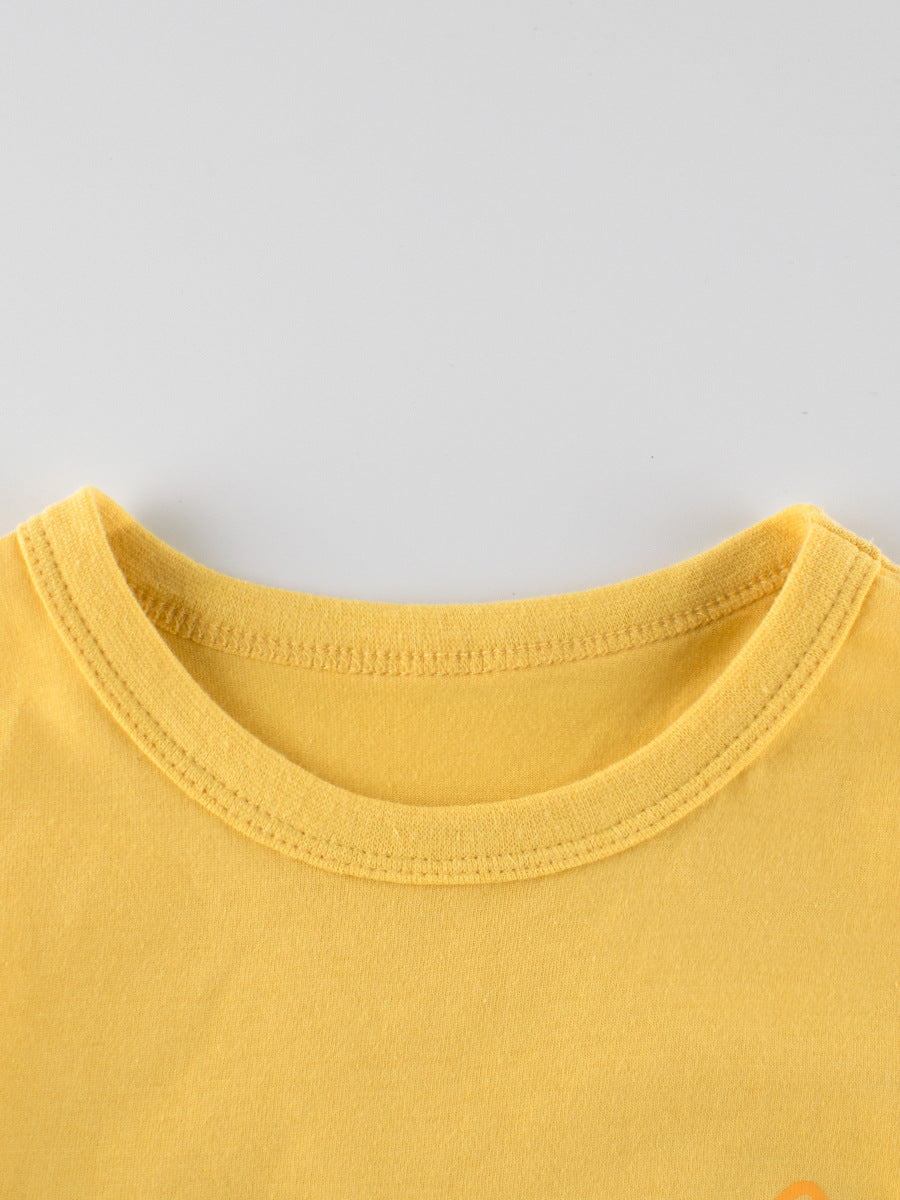 Boys’ Driving Car Cartoon Print T-Shirt In European And American Style, MyKids-USA®, Baby & Toddler Tops, MyKids-USA -  -  -  -  -  -  - 