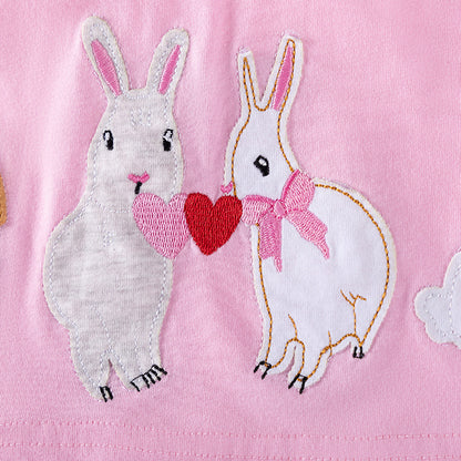 Autumn and Spring Arrival Cartoon Animals and Dots Pattern Long Sleeves Dress for Stylish Girls, MyKids-USA®, Baby & Toddler Dresses, MyKids-USA -  -  -  -  -  -  - 