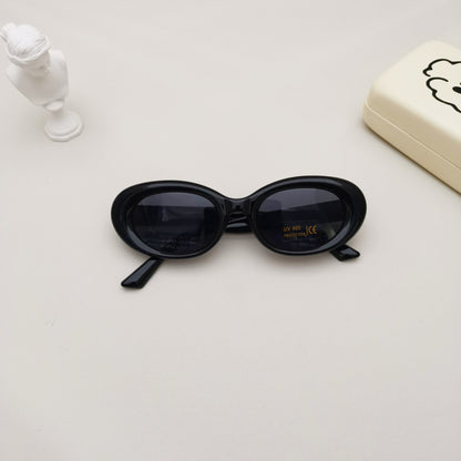 Kids’ Beach Sunglasses – Versatile Oval Frames for Boys and Girls, MyKids-USA®, Sunglasses, MyKids-USA - Size/Age - Average Size (0-12Y） - Color - Black -  -  - TR2601281038-A.