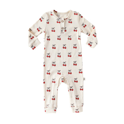 Autumn Arrival Baby Unisex Long Sleeves Casual Pattern Crew Neck Rompers, MyKids-USA®, Baby One-Pieces, MyKids-USA - Size/Age - 66 (3-6M) - Color - Apricot -  -  - TR2509022140-A