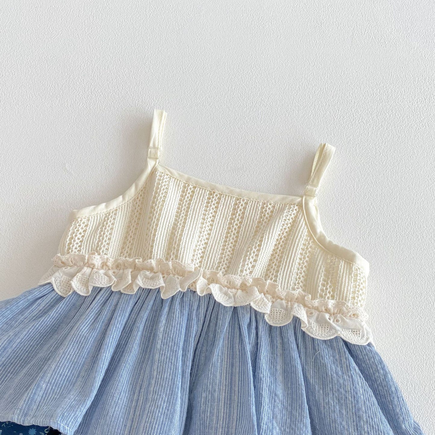 Summer Arrival Baby Girls Sleeveless Flowers Pattern Color Patchwork Dress, MyKids-USA®, Baby & Toddler Dresses, MyKids-USA -  -  -  -  -  -  - .
