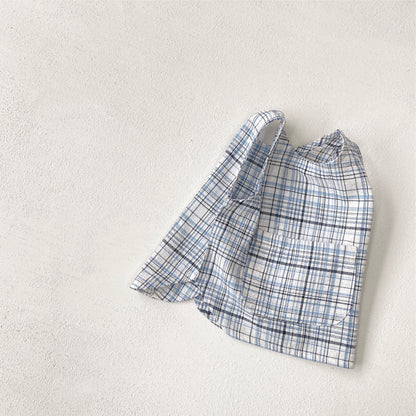 Arrival Summer Baby Kids Plaid VestArrival Summer Baby Kids Plaid Vest