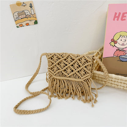 Baby Fashion Handmade Knitted Crossbody Bags