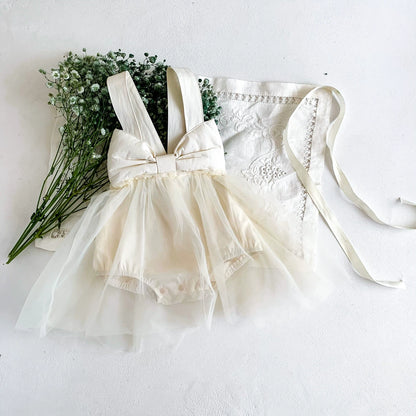 Summer Arrival Baby Girls Solid Color Tulle Design Sleeveless Dress, MyKids-USA®, Baby & Toddler Dresses, MyKids-USA - Size/Age - 66 (3-6M) - Color - Beige -  -  - TR2506182004-A