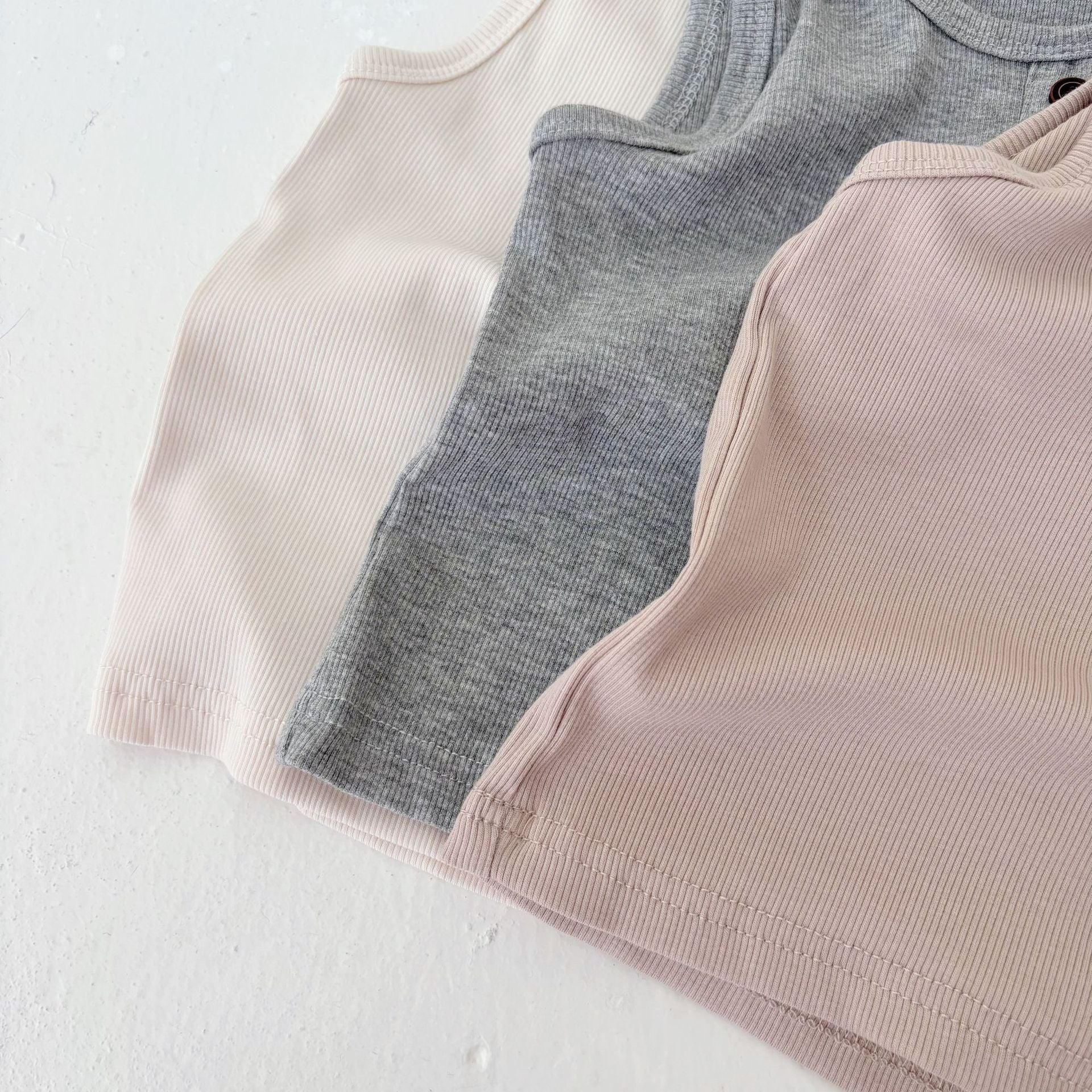 Simple Sleeveless Summer Children’s Vest, Unisex Baby Cotton Blend Casual Plain Top, MyKids-USA®, Baby & Toddler Tops, MyKids-USA -  -  -  -  -  -  - 