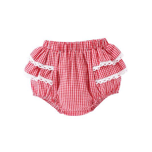 Summer Arrival Baby Girls Fly Sleeves Floral Pattern Top and Plaid Bloomers Clothing Sets, MyKids-USA®, Shorts, MyKids-USA -  -  -  -  -  -  - .