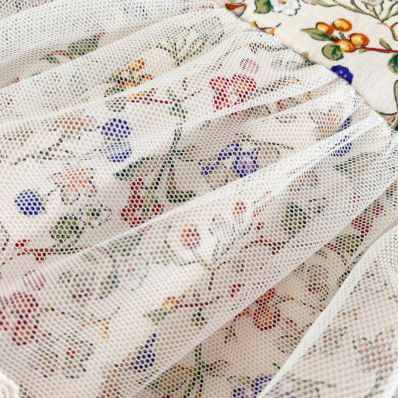 Autumn Arrival Baby Girls Floral Long Sleeves Lace Patchwork Crew Neck Onesies, MyKids-USA®, Bodysuits, MyKids-USA -  -  -  -  -  -  - 