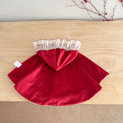 Autumn and Winter Baby Girl Color Patchwork Warm Cozy Fleece Cape Popular Shawl, MyKids-USA®, Baby & Toddler Outerwear, MyKids-USA -  -  -  -  -  -  - 