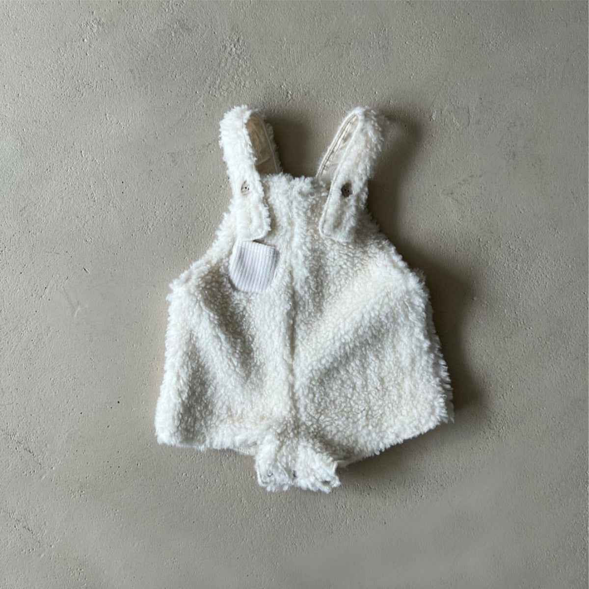 Winter Arrival Baby Unisex Sleeveless Plain Fluffy Onesies with Hat, MyKids-USA®, Bodysuits, MyKids-USA -  -  -  -  -  -  - .