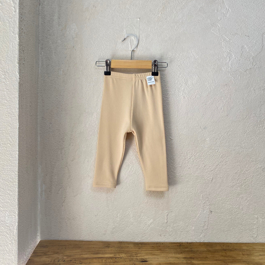 Arrival Baby Boy And Girl Solid Color Spring and Autumn Casual Elastic Pants