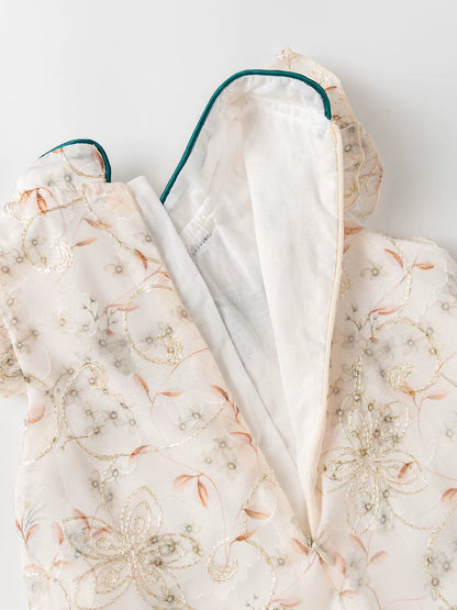 Summer Arrival Fly Sleeves Floral Dress for Stylish Girls, MyKids-USA®, Baby & Children's Dresses, MyKids-USA -  -  -  -  -  -  - .