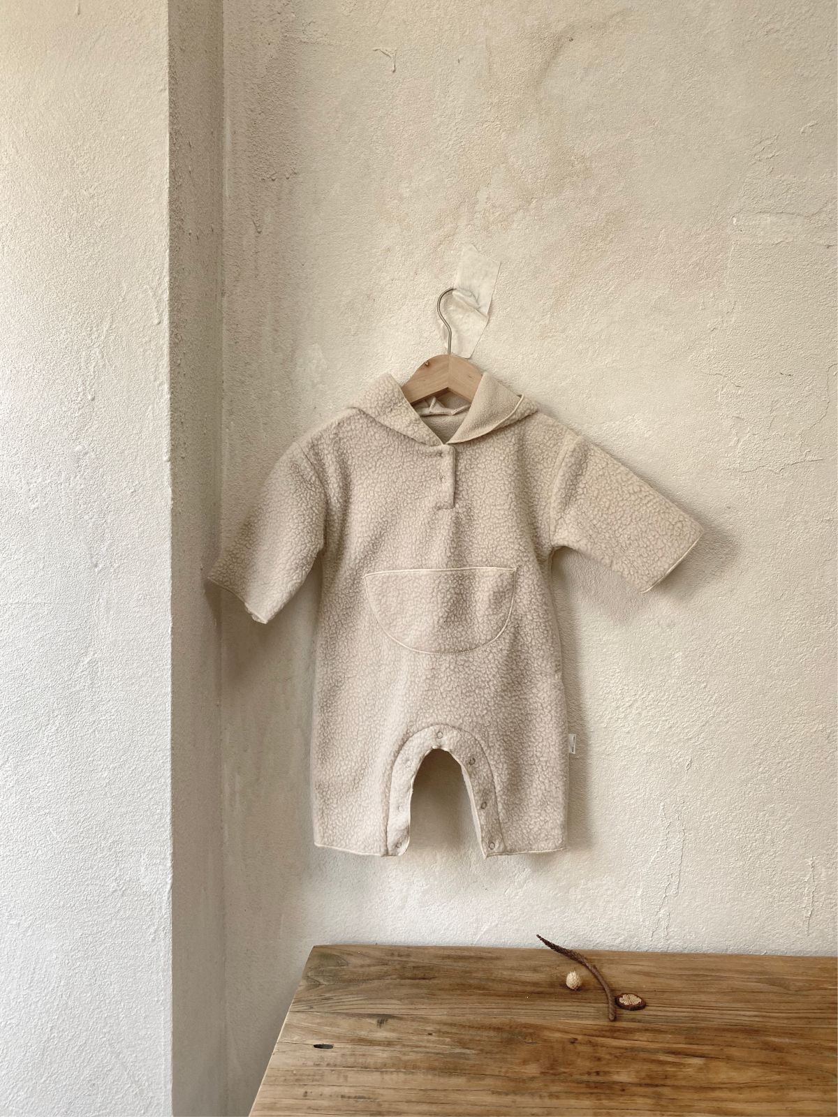 Arrival Winter and Autumn Baby Unisex Fluffy Solid Color Long Sleeves Hooded Rompers, MyKids-USA®, Bodysuits, MyKids-USA -  -  -  -  -  -  - .